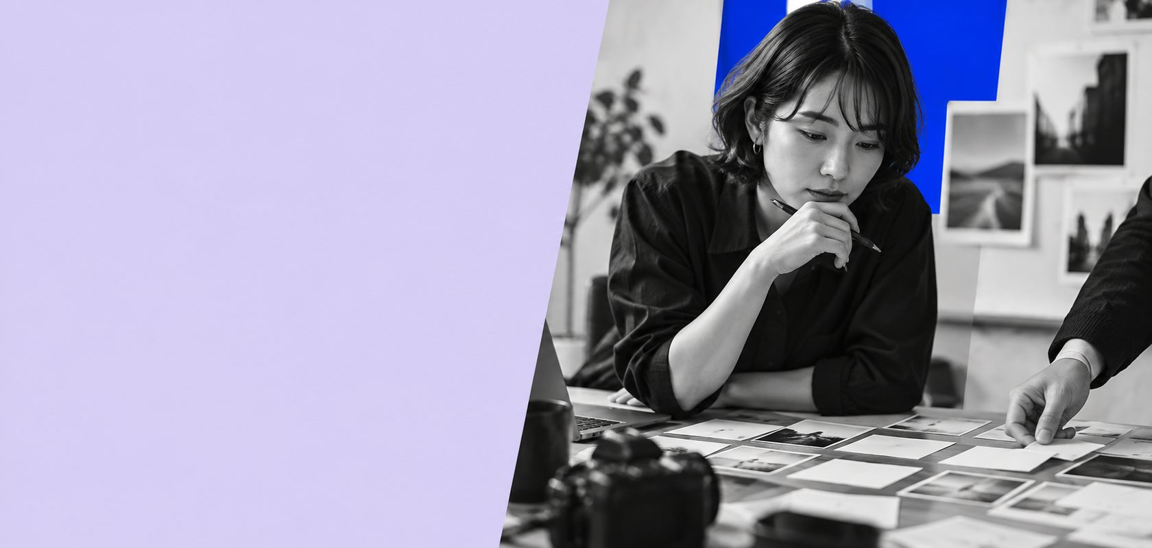 記事テーマに合わせた架空のイメージ。企画を考える制作担当者